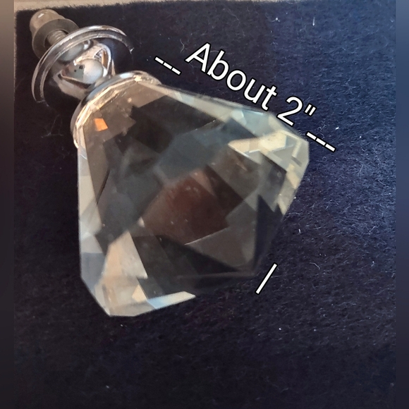 Diamond Head Clear Doorknob - Picture 10 of 11